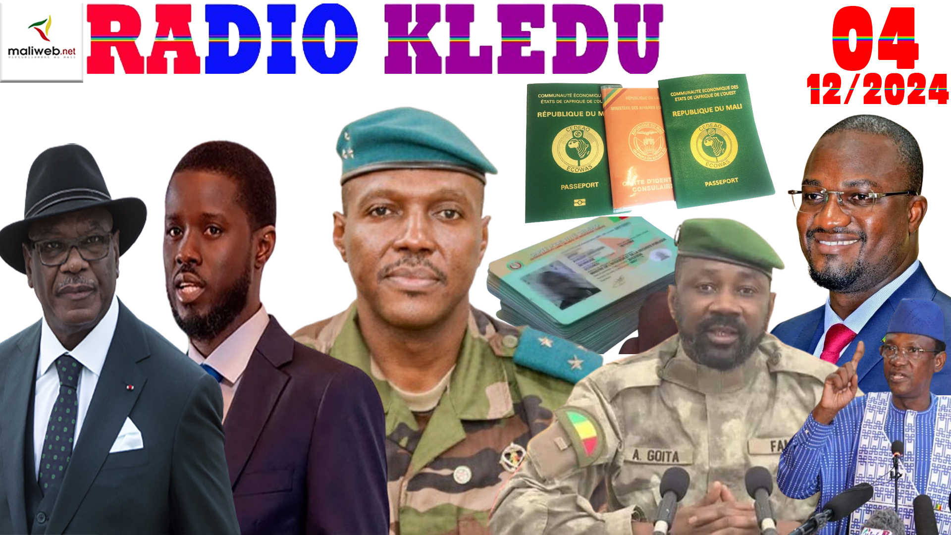 La Revue de Presse de la RADIO KLEDU du 04 DECEMBRE 2024