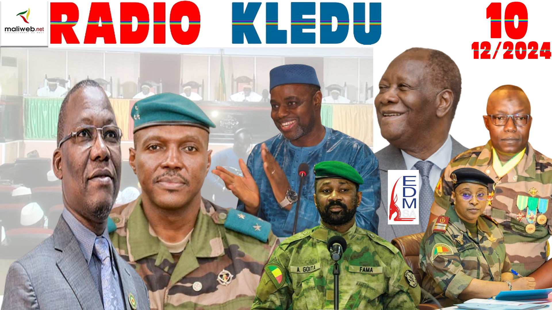 La Revue de Presse de la RADIO KLEDU du 10 DÉCEMBRE 2024