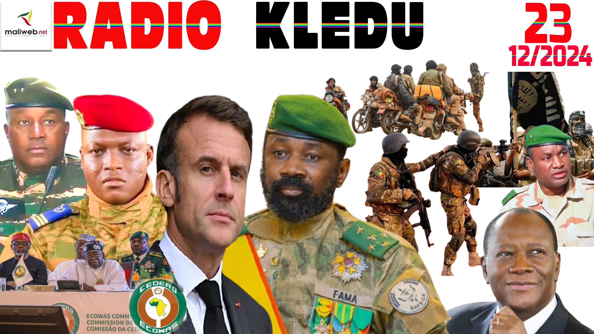 La Revue de Presse de la RADIO KLEDU du 23 DECEMBRE 2024