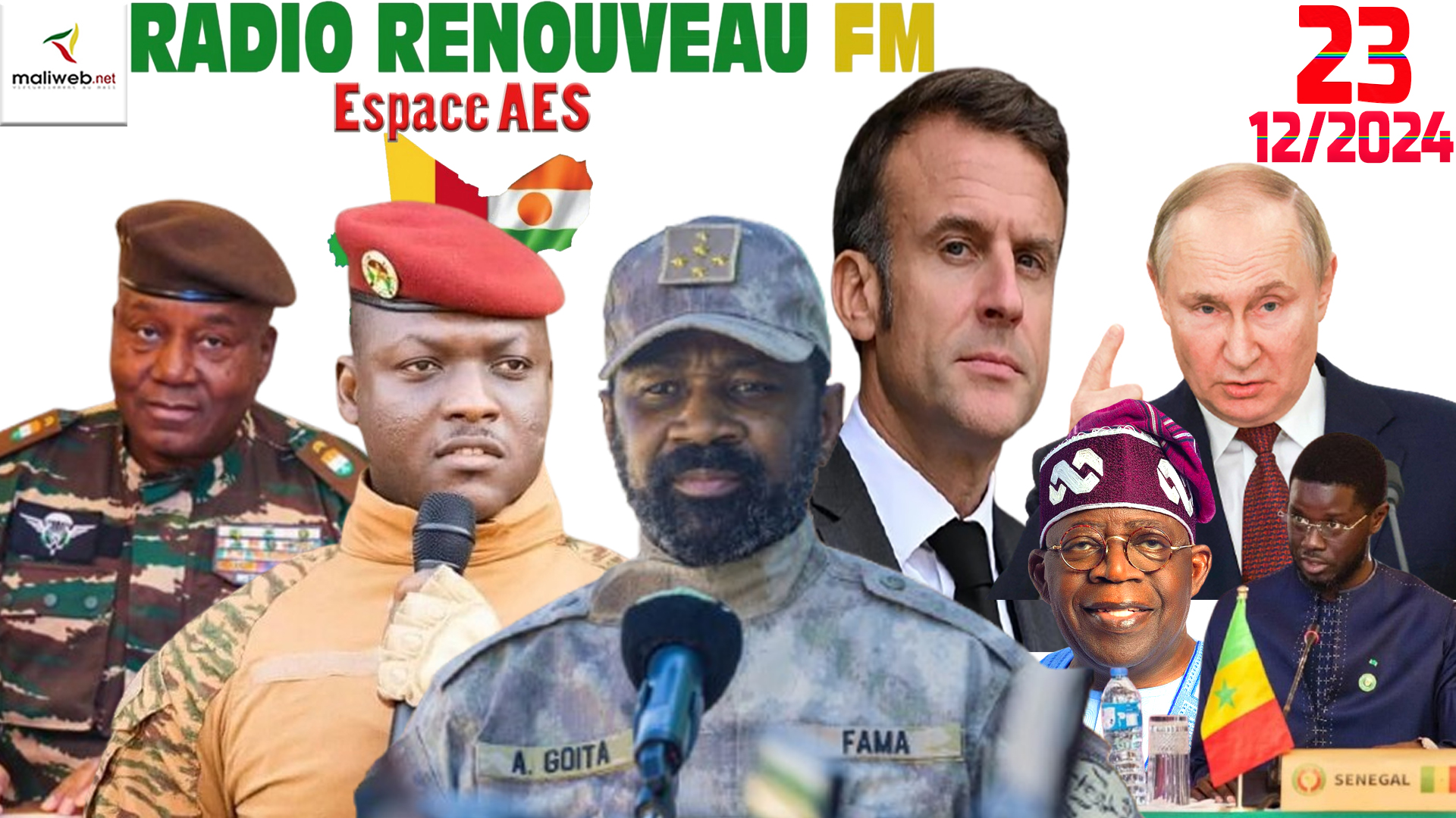 La Revue de Presse de la RADIO RENOUVEAU FM du 23 DECEMBRE 2024