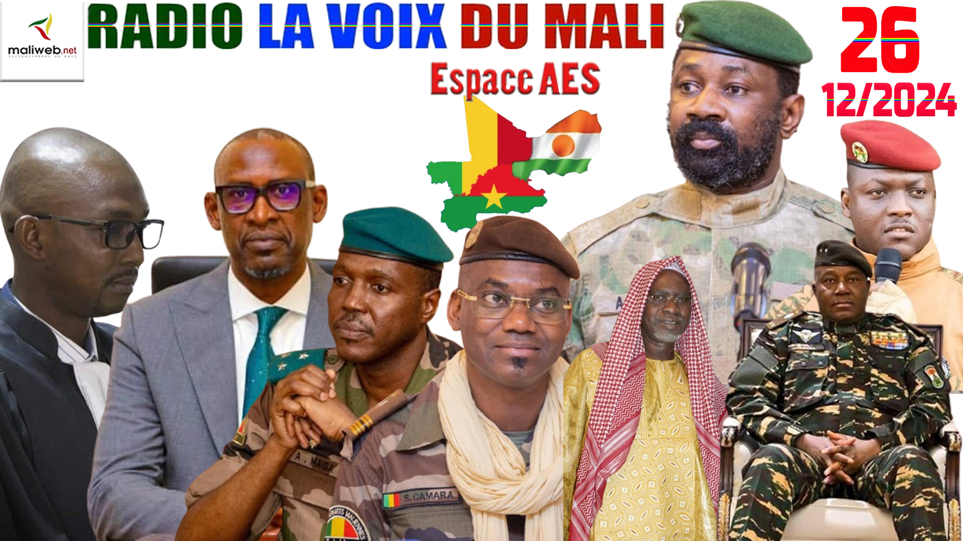 La Revue de Presse de la RADIO LA VOIX DU MALI du 26 DECEMBRE 2024