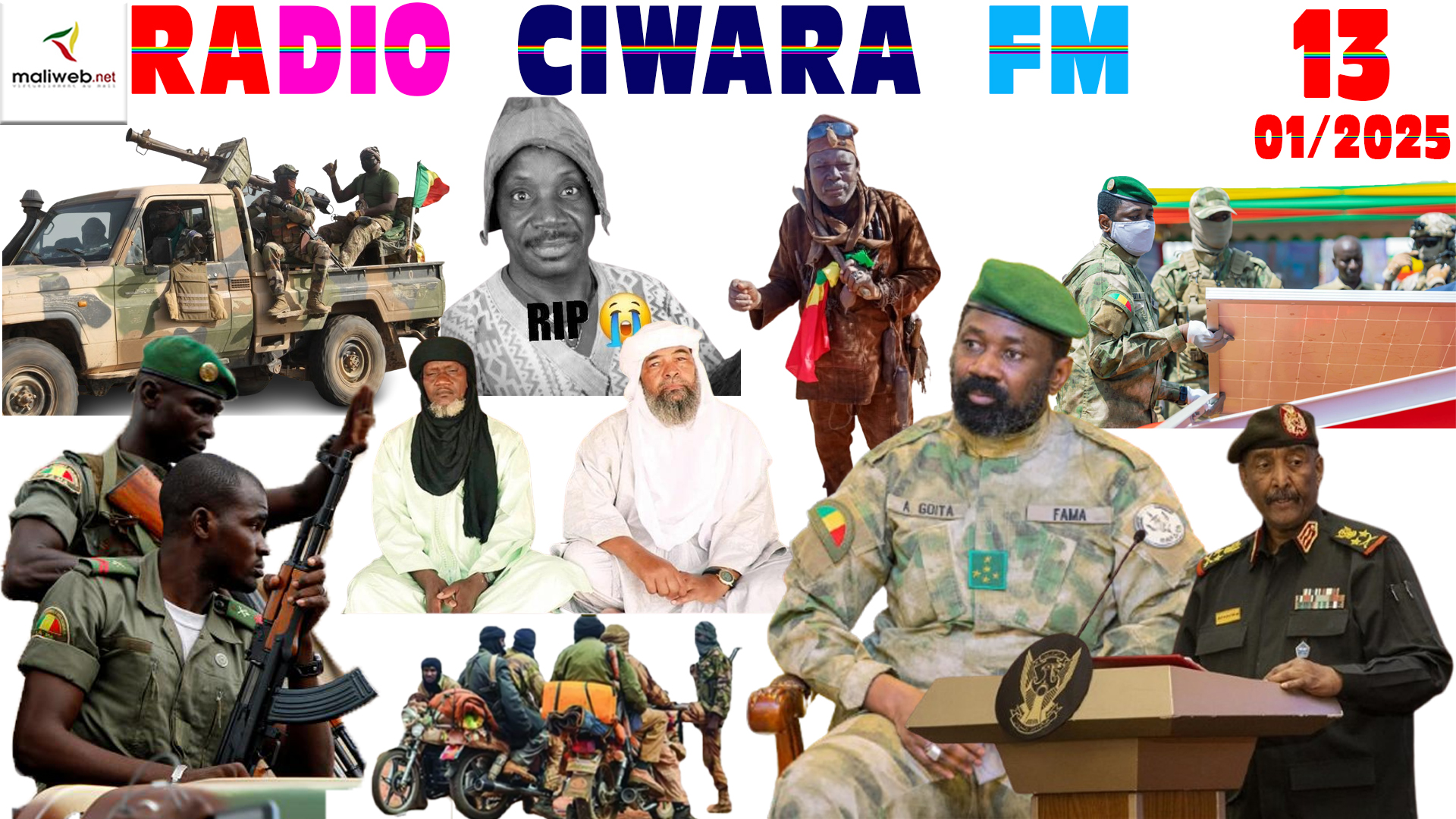 La Revue de Presse de la RADIO CIWARA FM du 13 JANVIER 2025