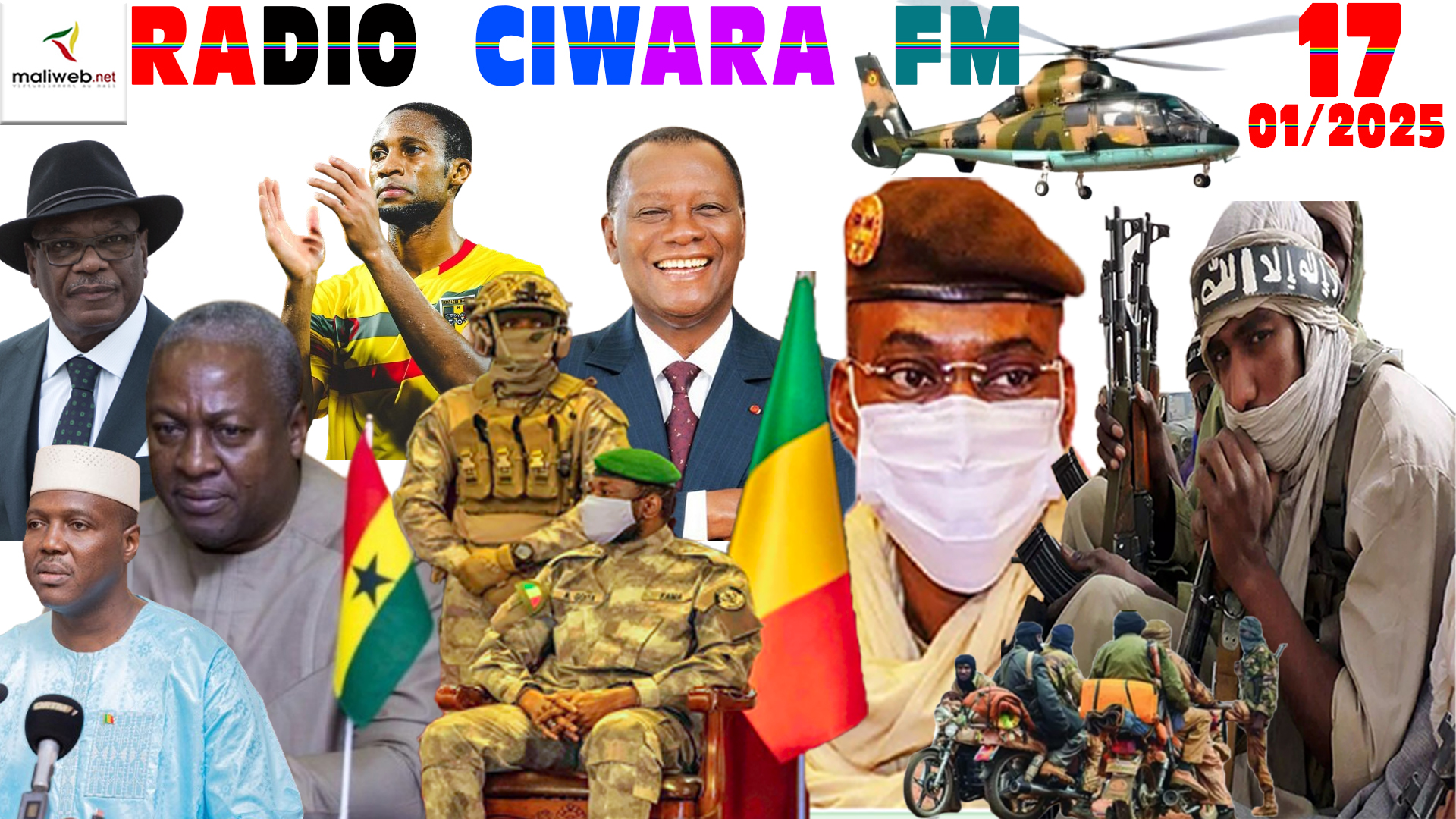 La Revue de Presse de la RADIO CIWARA FM du 17 JANVIER 2025