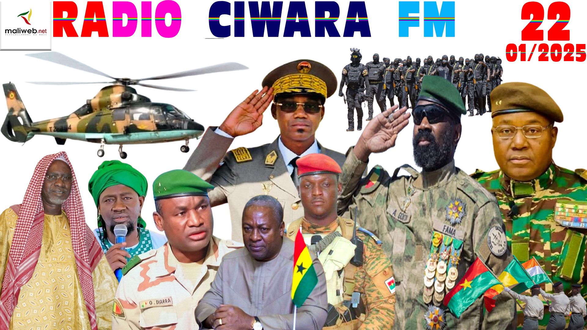 La Revue de Presse de la RADIO CIWARA FM du 22 JANVIER 2025