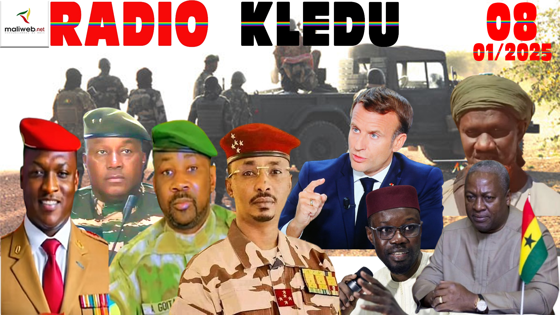 La Revue de Presse de la RADIO KLEDU du 08 JANVIER 2025