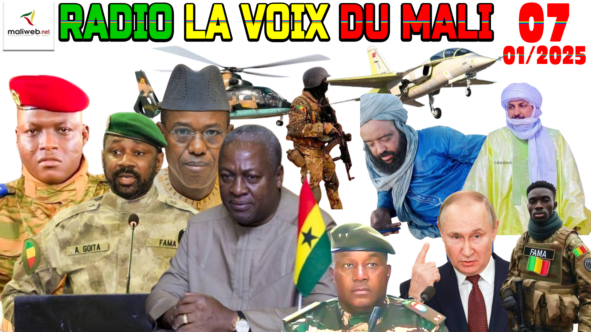 La Revue de Presse de la RADIO LA VOIX DU MALI du 07 JANVIER 2025