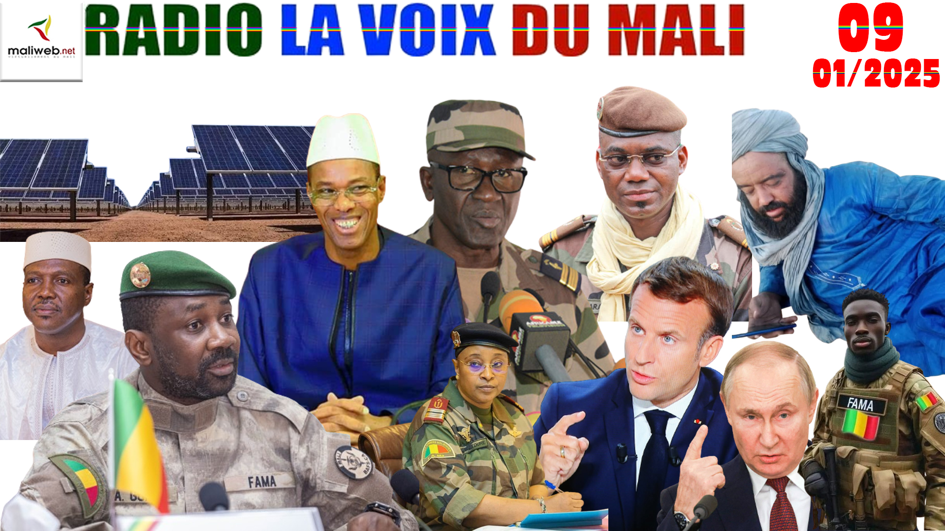 La Revue de Presse de la RADIO LA VOIX DU MALI du 09 JANVIER 2025