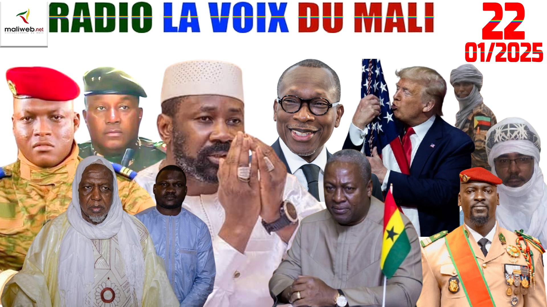 La Revue de Presse de la RADIO LA VOIX DU MALI du 22 JANVIER 2025