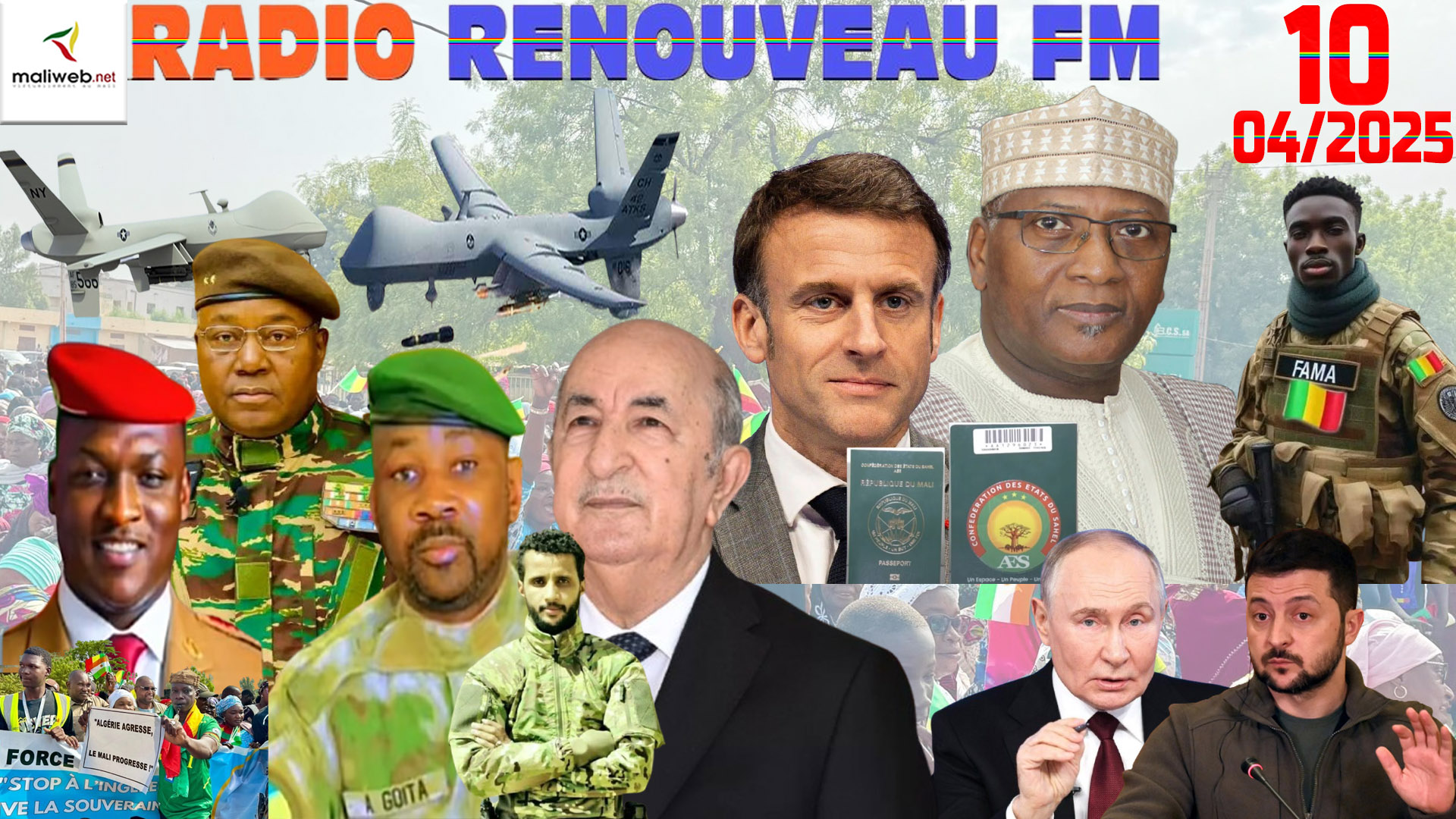 La Revue de Presse de la RADIO RENOUVEAU FM du 10 AVRIL 2025